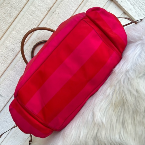 KATE SPADE Nylon Stripe Summer XL Tote Shoulder Bag Diaper Bag - Picture 8 of 14